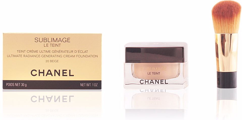 Chanel Sublimage Le Teint teint crème #B20 pot en verre et pinceau