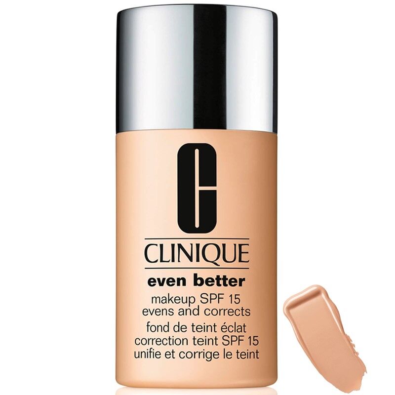 Clinique Base de maquillaje fluida Even Better Makeup SPF15 para pieles con tono desigual 30mL CN40 Cream Chamois SPF15