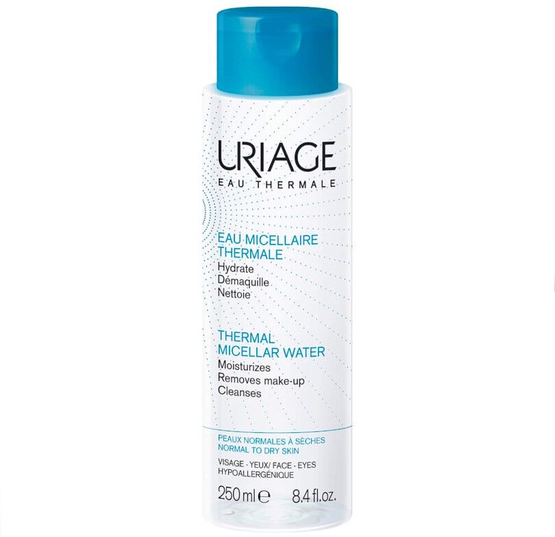 Uriage Micelar Agua Desmaquillante Pieles normales a secas 250mL