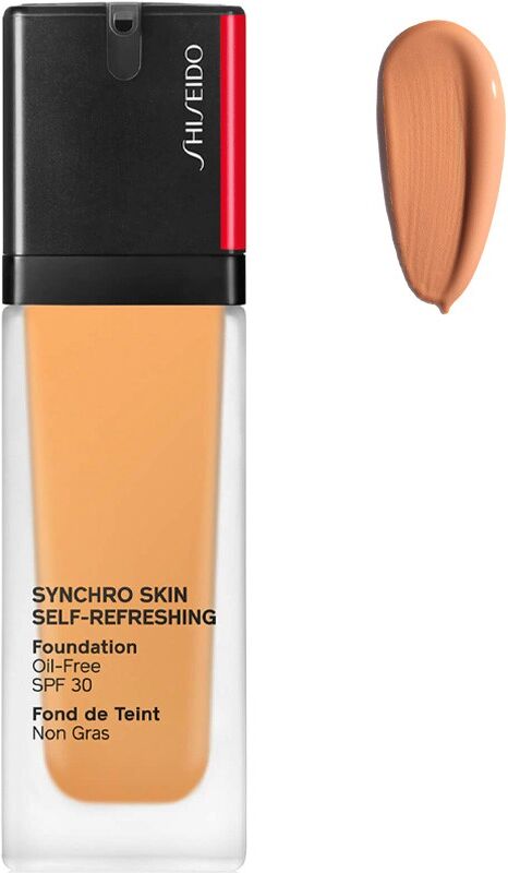 Shiseido Synchro Skin Base de maquillaje autorrefrescante SPF30 30mL 350 Maple