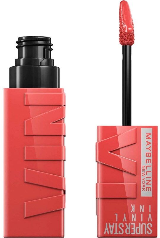 Maybelline Pintalabios Líquido de Larga Duración Super Stay Vinyl Ink 4,2mL 15 Peachy