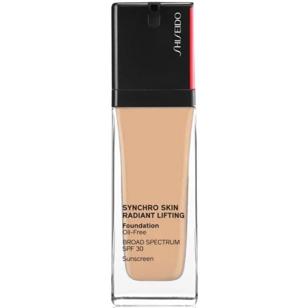 Shiseido Synchro Skin Base de maquillaje lifting radiante FPS 30 30mL 310 Silk SPF30