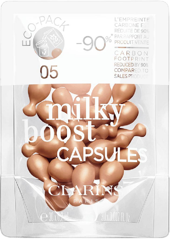 Clarins Base de maquillaje ligera en cápsulas Milky Boost 7,8mL 5 refill