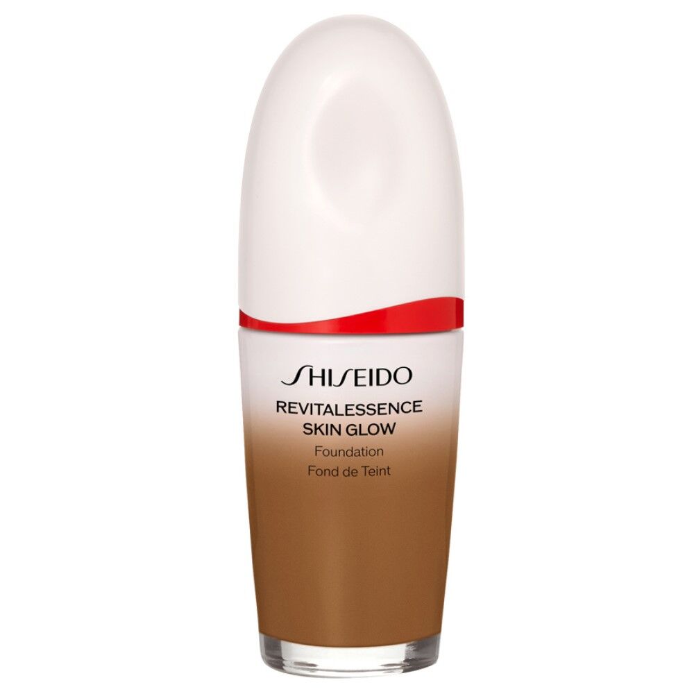 Shiseido Base de maquillaje Revital Essence Skin Glow 30mL 510 Suede SPF30