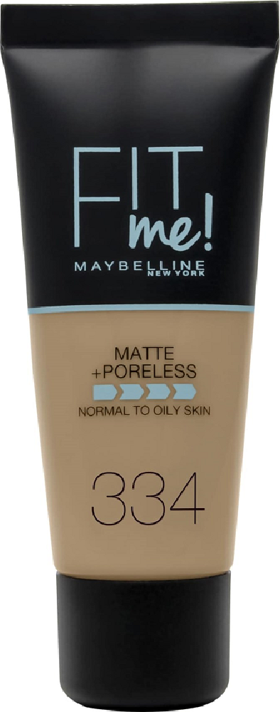 Maybelline Base de Maquillaje Fit Me Matte + Poreless 30mL 334 Warm Sun