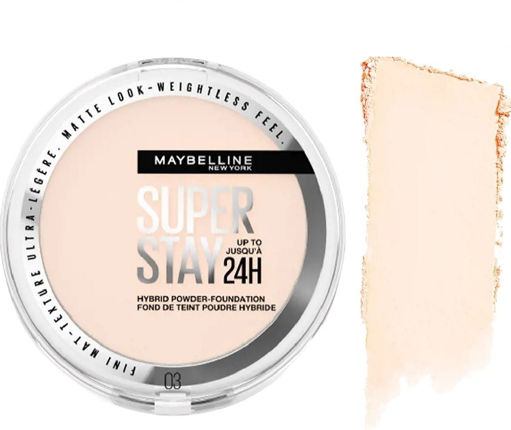 Maybelline Base de polvo híbrida Super Stay 24H 9g 03