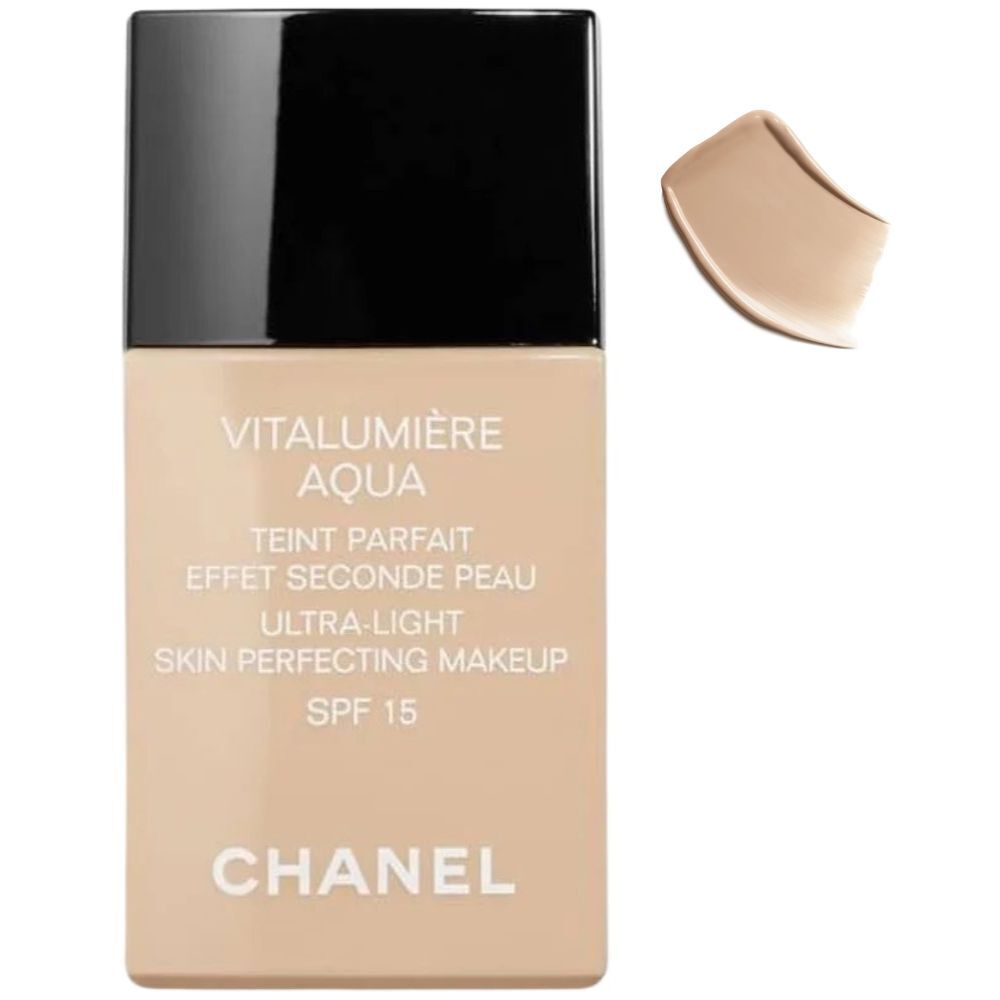 Chanel Vitalumière Maquillaje Perfeccionador de La Piel Ultraligero Aqua SPF15 30mL 40 Beige SPF15