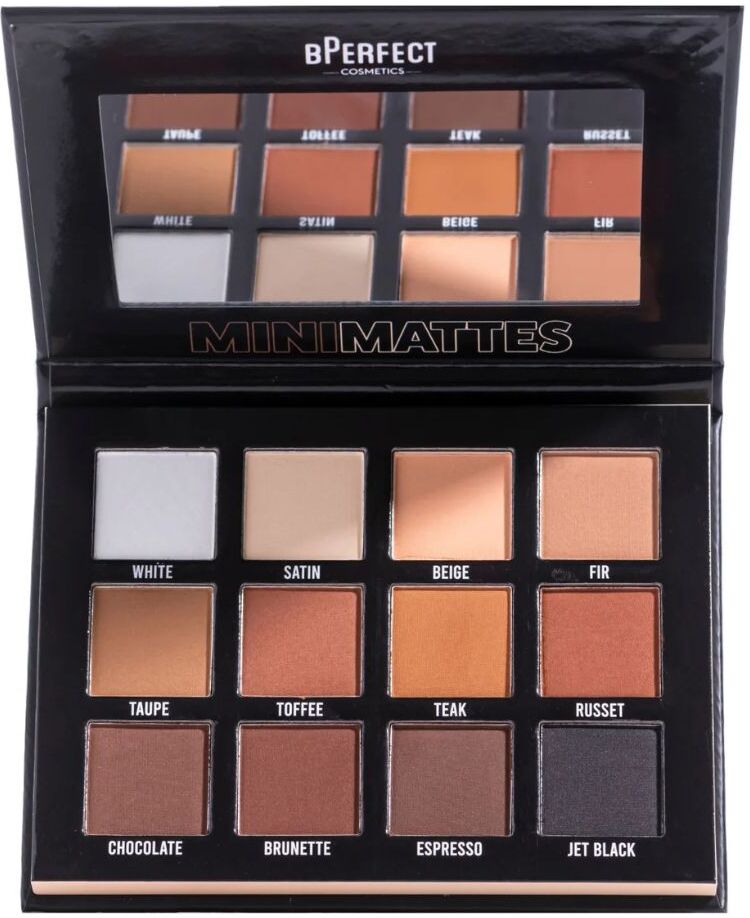 Bperfect Paleta de sombras Ultimattes y Mini - Mates cálidos 115g