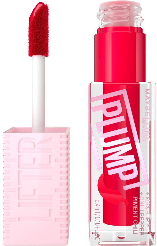 Maybelline Maquillaje Lifter Plump Lip Plumping Gloss 5,4mL 004 Red Flag