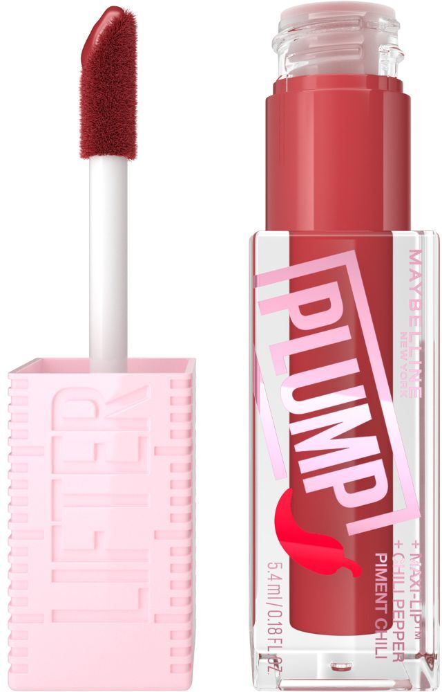 Maybelline Maquillaje Lifter Plump Lip Plumping Gloss 5,4mL 006 Hot Chili