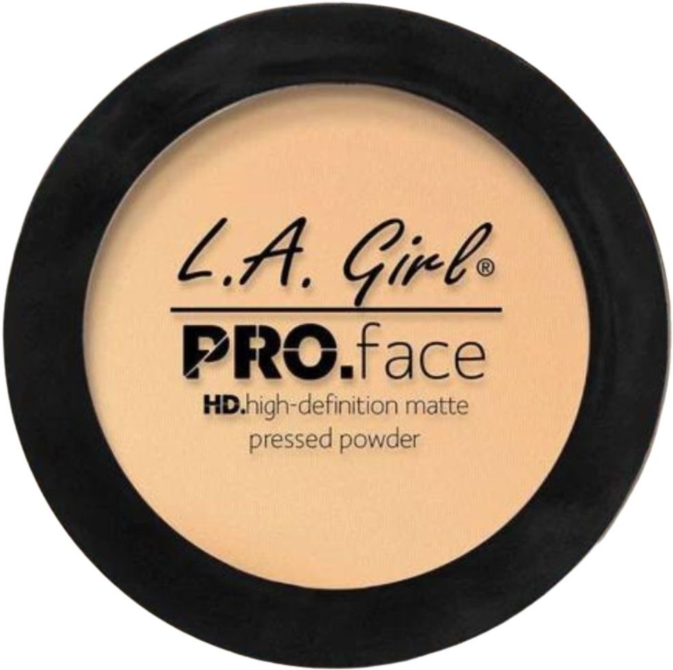 L.A. Girl Polvos compactos mate de larga duración PRO Face HD 7g Creamy Natural