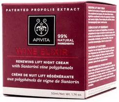 Apivita Wine Elixir Crema de Noche Reparadora con Efecto Lifting 50ml