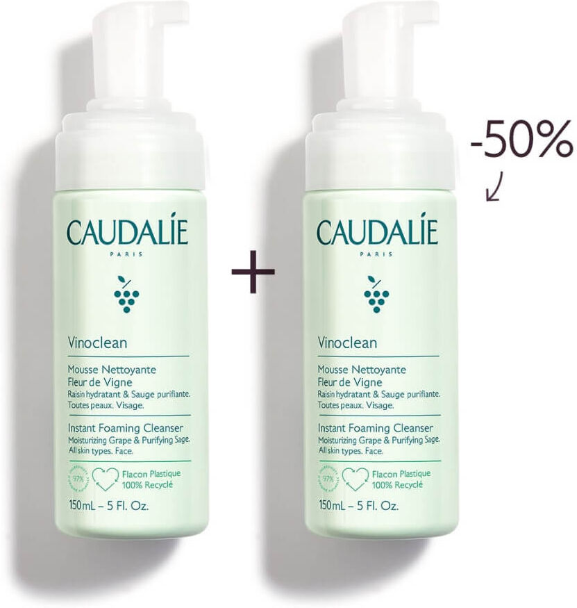 Caudalie Vinoclean Espuma Limpiadora 2x150 ml