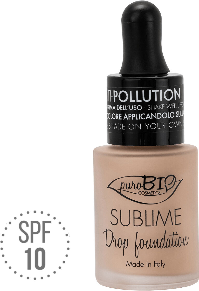 PuroBIO Maquillaje líquido Sublime Drop FPS 10 - 02Y