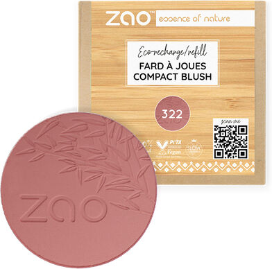 Zao Make-up Recarga de colorete 322 Brun Rosé