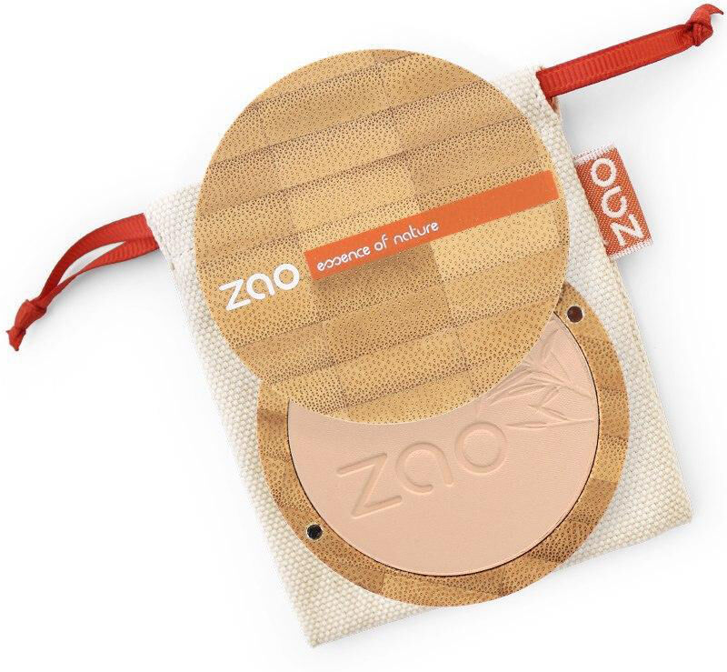 Zao Make-up Polvo compacto 302 Beige Orangé