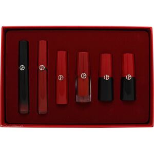 Giorgio Armani Red Lip Collector's Limited Edition Gift Set - Shade 400, 6 Pieces