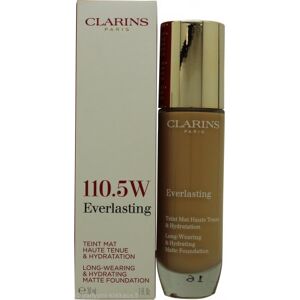 Clarins Everlasting Hydrating & Matte Foundation 30ml - 110.5W Tawny