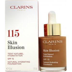 Clarins Skin Illusion Natural Hydrating Foundation SPF15 30ml - 115 Cognac