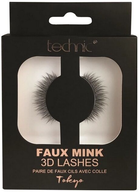 Technic Faux Mink 3D Lashes Tokyo 1 pari Irtoripset