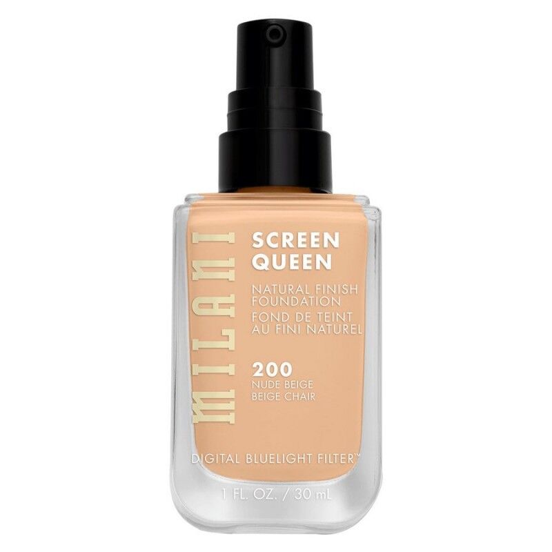 Milani Screen Queen Foundation 200 Nude Beige 30 ml Meikkivoide