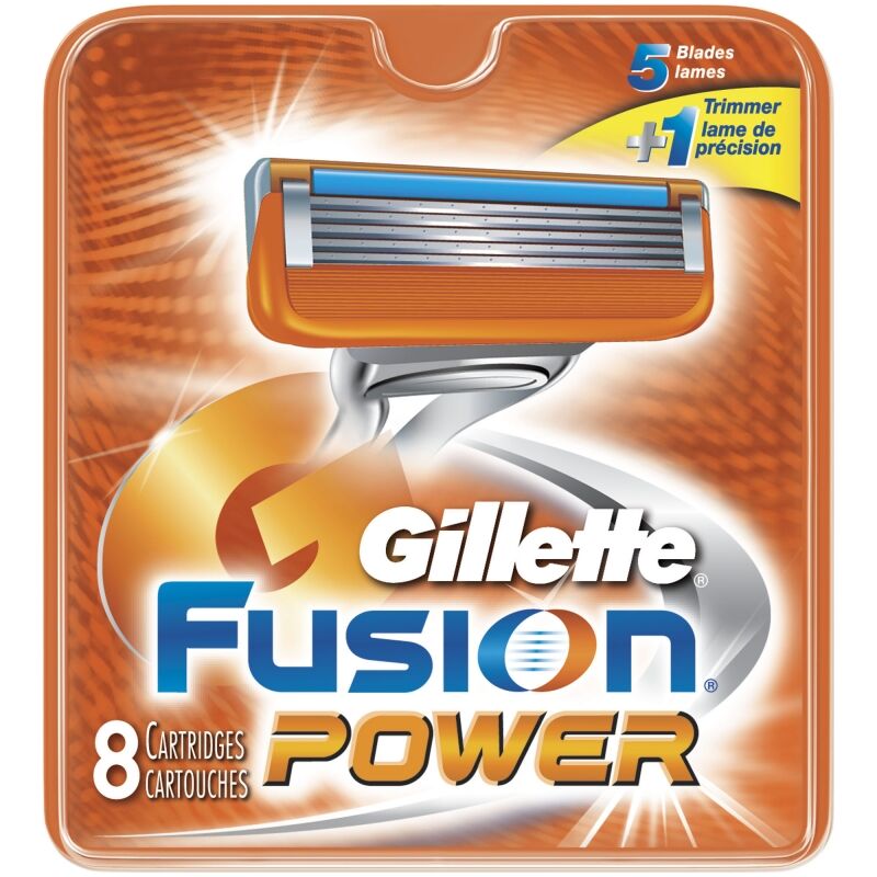 Gillette Fusion Power Partateraet 8 kpl Partater&auml;t