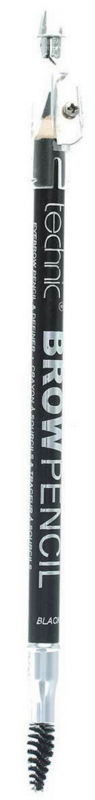 Technic Brow Pencil With Sharpener Black 1,5 g Kulmakyn&auml;