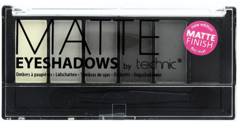 Technic Matte Eyeshadow Palette Smokey 7,5 g Luomiv&auml;ri