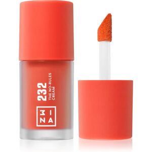 3INA The No-Rules Cream maquillage multi-usage pour les yeux, les lèvres, et le visage teinte 232 - Bright, coral red 8 ml - Publicité