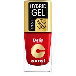 Delia Cosmetics Coral Nail Enamel Hybrid Gel vernis à ongles gel teinte 01 11 ml - Publicité