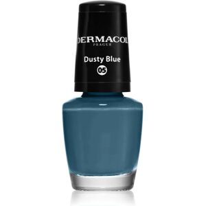 Dermacol Mini vernis à ongles teinte 05 Dusty Blue 5 ml