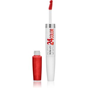 Maybelline SuperStay 24H Color rouge à lèvres liquide avec baume teinte 510 Red Passion 5,4 g - Publicité