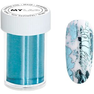 MYLAQ Transfer Foil Accessoire pour manucure ongles teinte Blue 4x100 cm