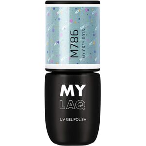 MYLAQ UV Gel Polish vernis à ongles gel teinte My Grey Dots 5 ml