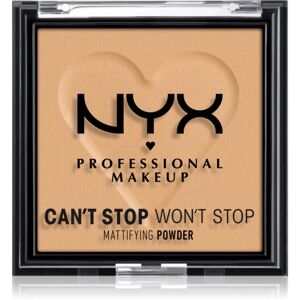 NYX Professional Makeup Can't Stop Won't Stop Mattifying Powder poudre matifiante teinte 05 Golden 6 g - Publicité