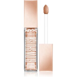 NYX Professional Makeup Ultimate Glow Shots fard à paupières liquide pailleté teinte 05 Highkey Lychee 7,5 ml - Publicité