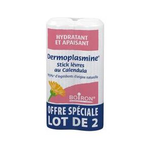 Boiron Dermoplasmine® Stick Lèvres au Calendula Lot de 2 Sticks de 4 g - Lot 2 x 4 g