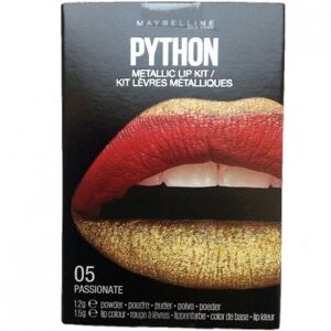 Maybelline New York Kit Rouge a Levres Metalliques Python 05 Rouge Or Passionne
