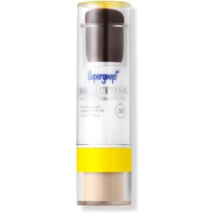 Supergoop Re Setting 100 Crème solaire en poudre minérale SPF 35 PA +++ 0,15 oz - Publicité