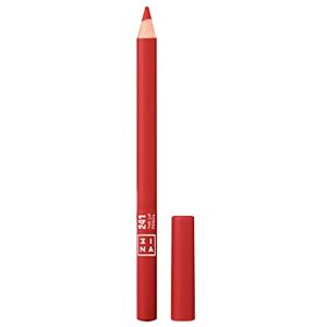 3ina MAKEUP The Lip Pencil 241 Rouge Crayon a Lèvres Rouge Matte Longue Tenue Crayon a Lèvres avec de L'huile de Jojoba Lip Liner Crémeux et Hydratant Vegan Cruelty Free - Publicité