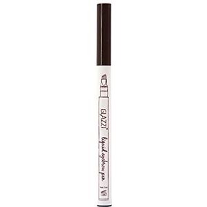 MILONT Crayon à sourcils en 1 étape Style naturel Hydratant Imperméable Résistant à la transpiration Longue durée Avec pointe micro-fourchette (marron) - Publicité