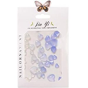 Yirtree Nail Fillers Five Petal Flower Nail Stickers Ultra Thin Polymer Clay Nail Decorations Flake Slime Manucure Glitter Accessoires pour femmes 1 Pack J - Publicité