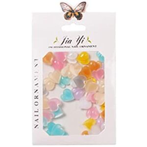 Yirtree Nail Fillers Five Petal Flower Nail Stickers Ultra Thin Polymer Clay Nail Decorations Flake Slime Manucure Glitter Accessoires pour femmes 1 Pack A - Publicité