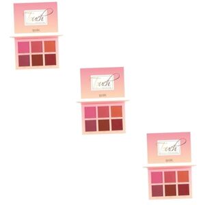 Beaupretty 3 Pièces 6 fond de teint base des joues maquillage visage fard à joues fard à joues en poudre vérifier blush maquillage fard à joues durable rougir Palette de blush - Publicité