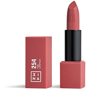 3ina MAKEUP The Lipstick 254 Rose Foncé Nu Rouge à Lèvres Rose Foncé Nu avec Vitamin E et Beurre de Karité Rouge à Lèvres Couleur Ultra-Pigmentée avec Parfum Vanille Vegan Cruelty Free - Publicité