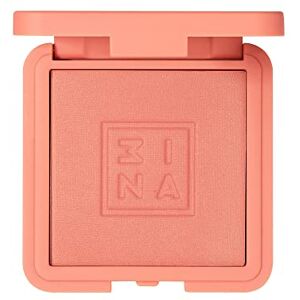 3ina MAKEUP The Blush 212 Rose Foncé Pinceau maquillage crème liquide ou poudre Brosses synthétiques douces et compactes Manche ergonomique Pointe Angulaire Vegan Cruelty Free - Publicité