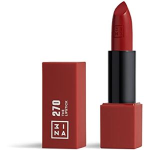 3ina MAKEUP The Lipstick 270 Rouge Fioncé Rouge à Lèvres Rouge Fioncé avec Vitamin E et Beurre de Karité Rouge à Lèvres Couleur Ultra-Pigmentée avec Parfum Vanille Vegan Cruelty Free - Publicité