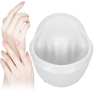 Brrnoo Bol de Trempage électrique pour Ongles, Machine de Massage Spa pour les Mains à Vibration à Bulles, Outil de Manucure pour Dissolvant de Peau Morte pour Lavage à la Main pour Ongles(EU) - Publicité