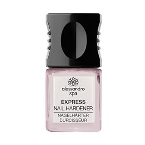 alessandro Spa EXPRESS NAIL HARDENER LILAC SHINE Durcisseur et vernis à ongles 2 en 1 Lilas scintillant – Raffermit les ongles cassants en quatre semaines, 10 ml, 43–745, Lilac Shine 10 ml - Publicité