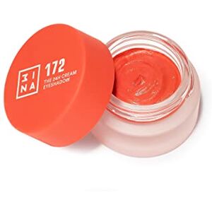 3ina MAKEUP The 24h Cream Eyeshadow 172 Orange vif Fard à paupière crème longue durée 24h Nuances mates et chatoyantes Haute pigmentation Formule waterproof Vegan Cruelty Free - Publicité